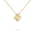 Collar Trebol 1 Motif Oro Amarillo
