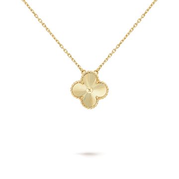 Collar Trebol 1 Motif Oro Amarillo