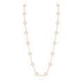 Collar Trebol 20 Motif Blanco
