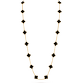 Collar Trebol 20 Motif Negro