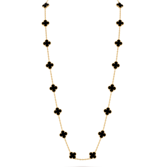 Collar Trebol 20 Motif Negro