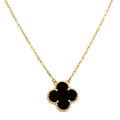 Collar Trebol 1 Motif Negro