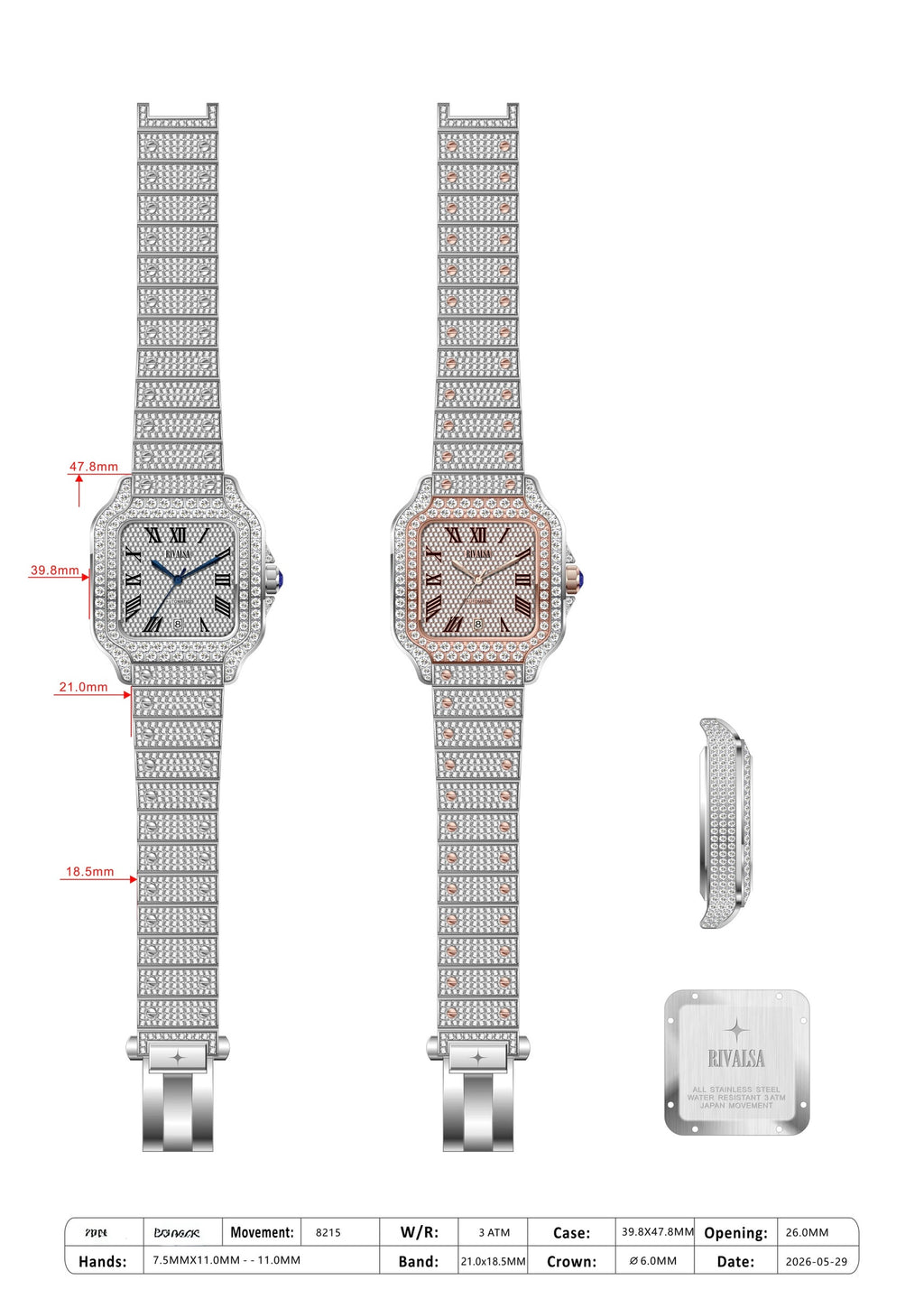Reloj FULL ICE RIVALSA
