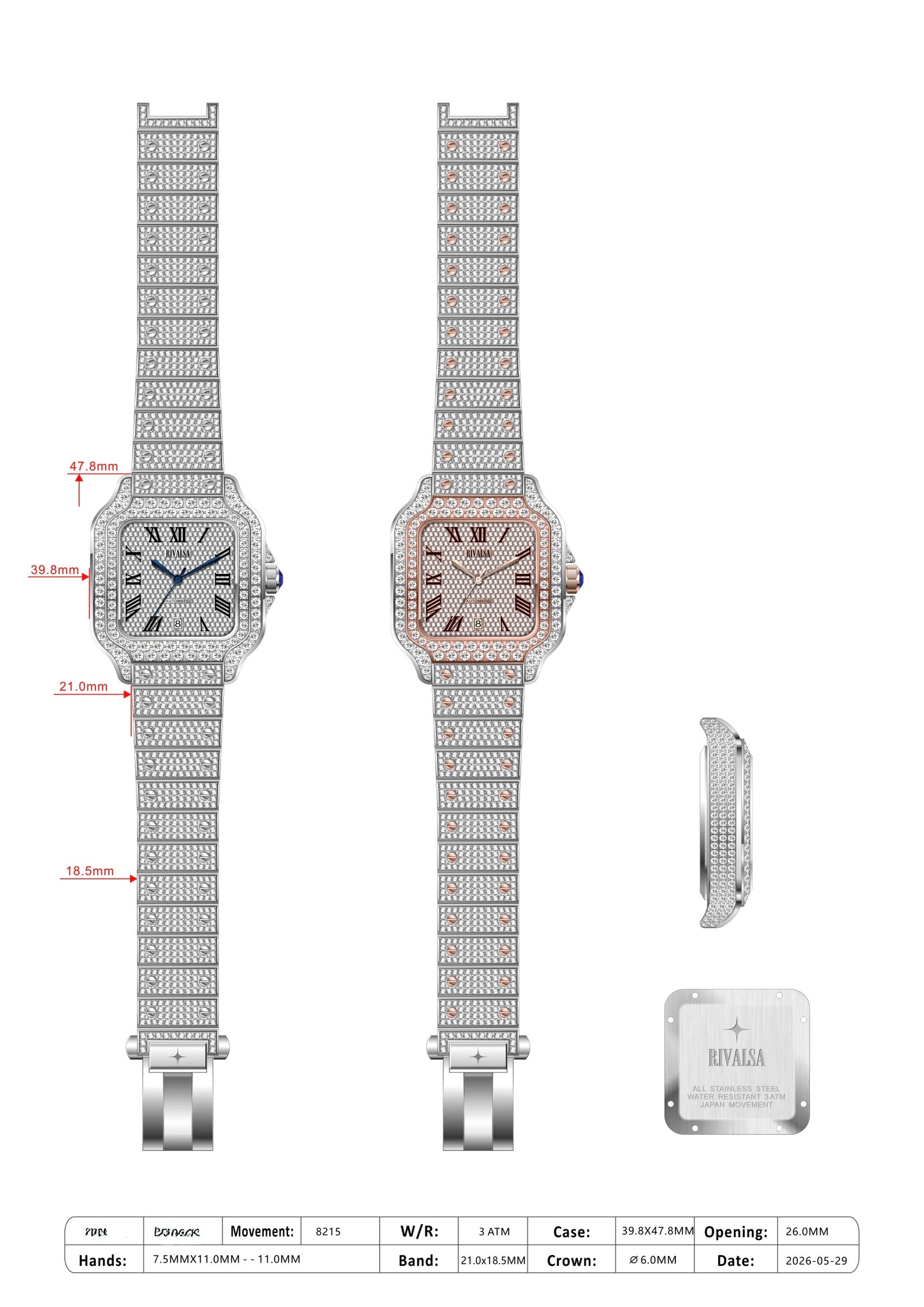 Reloj FULL ICE RIVALSA