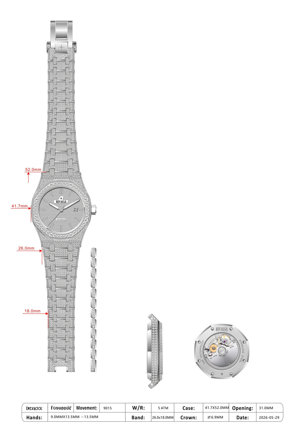 Reloj FULL ICE RIVALSA (a.p)