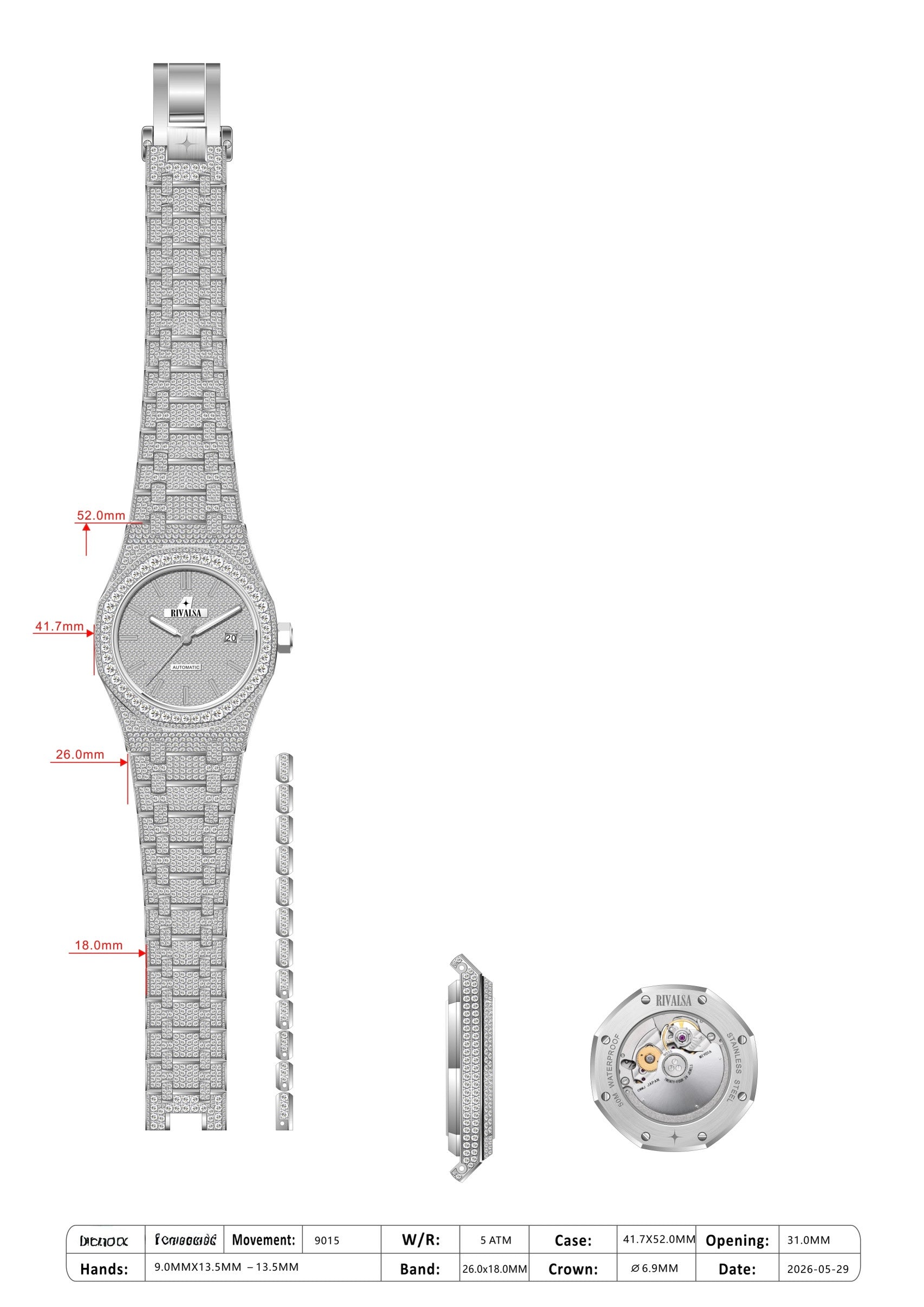 Reloj FULL ICE RIVALSA (a.p)
