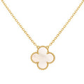 Collar Trebol 1 Motif Blanco