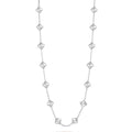 Collar Trebol 20 Motif Oro Blanco