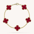 Pulso Trebol Motif Rojo