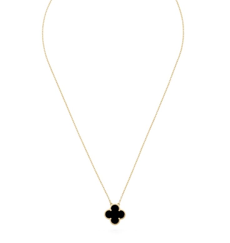 Collar Trebol 1 Motif Negro